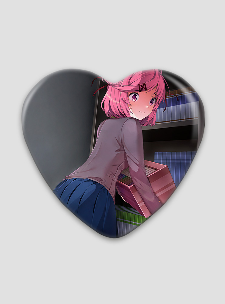 Значок серце Doki Doki Літературний клуб! 8 (Doki Doki Literature Club!)