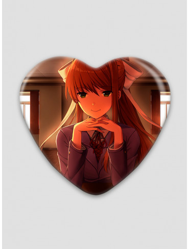 Значок серце Doki Doki Літературний клуб! 9 (Doki Doki Literature Club!)