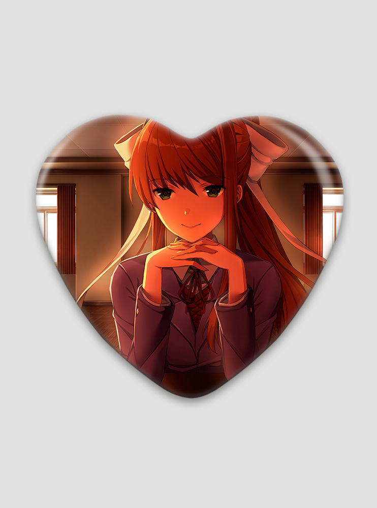 Значок серце Doki Doki Літературний клуб! 9 (Doki Doki Literature Club!)