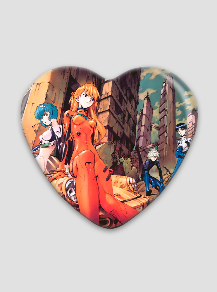 Значок серце Євангеліон 19 (Evangelion) Значок серце Євангеліон 19 (Evangelion)