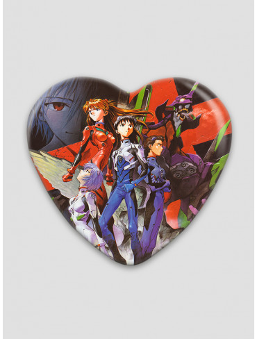 Значок серце Євангеліон 34 (Evangelion)