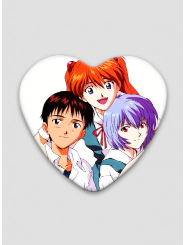 Значок серце Євангеліон 38 (Evangelion)