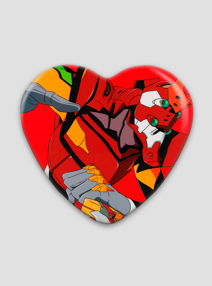 Значок серце Євангеліон 4 (Evangelion)