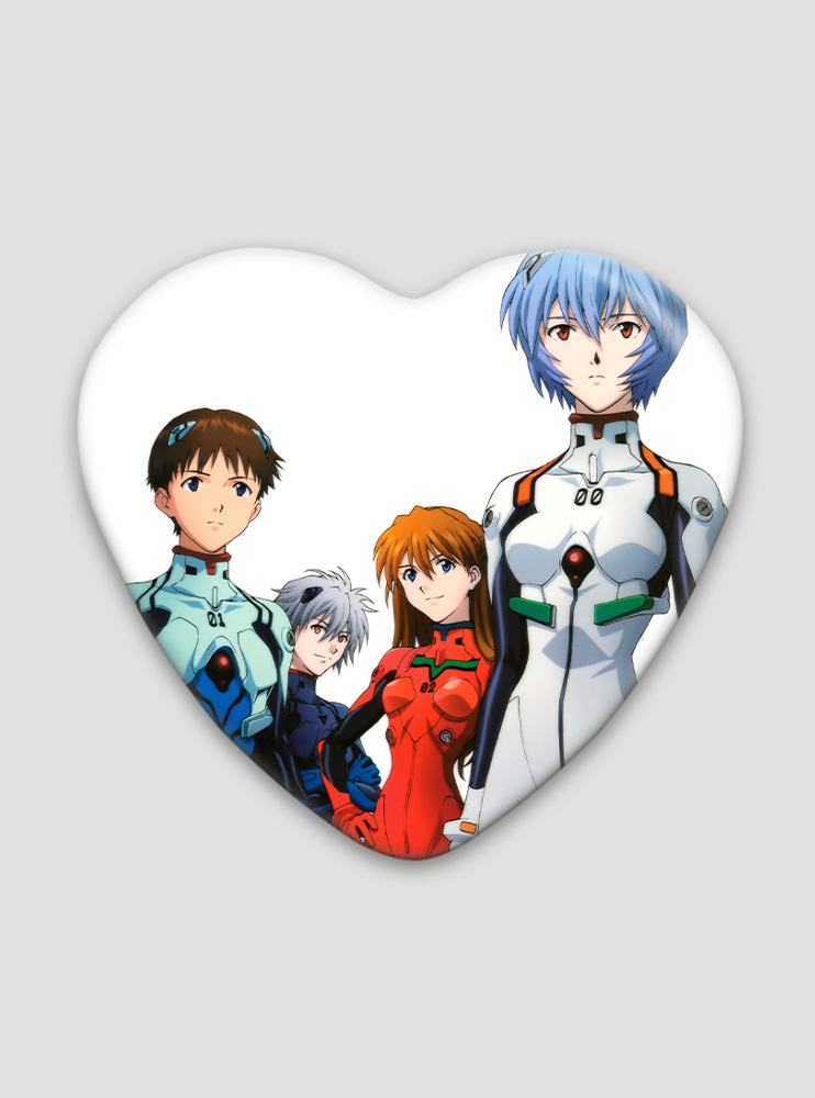 Значок серце Євангеліон 41 (Evangelion)