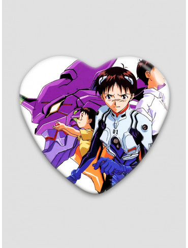 Значок серце Євангеліон 48 (Evangelion)