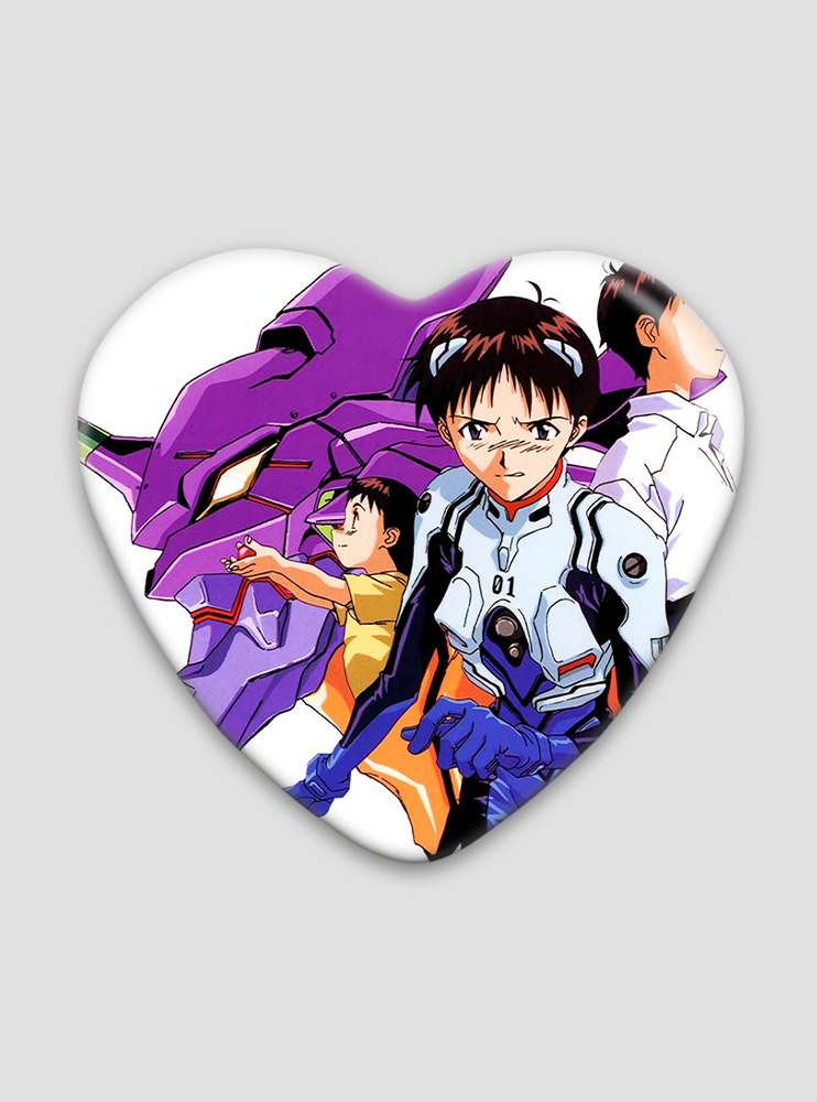 Значок серце Євангеліон 48 (Evangelion) Значок серце Євангеліон 48 (Evangelion)