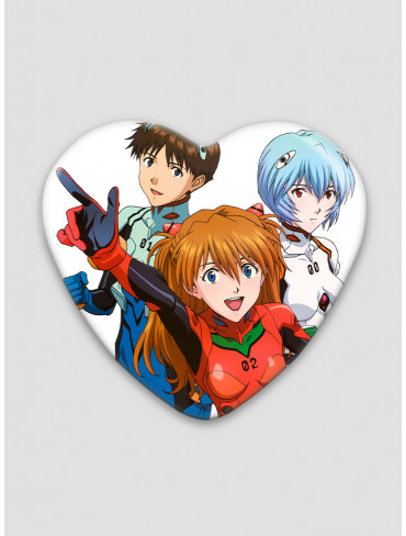 Значок серце Євангеліон 6 (Evangelion)