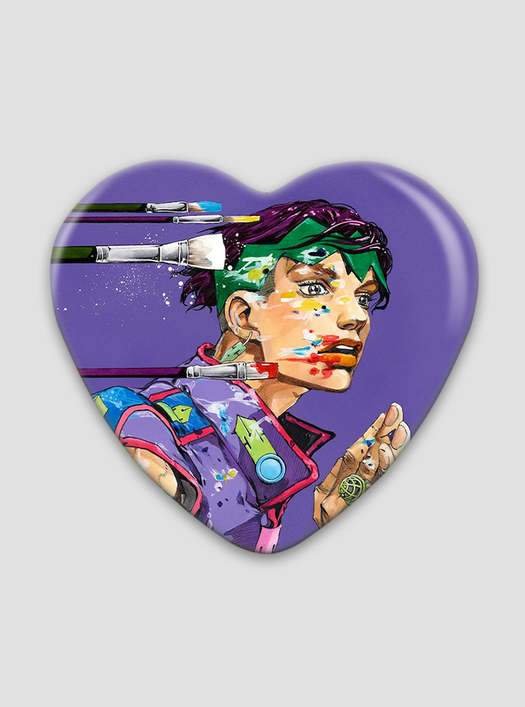 Значок серце ДжоДжо 15 (JoJo's Bizarre Adventure) Значок серце ДжоДжо 15 (JoJo's Bizarre Adventure)