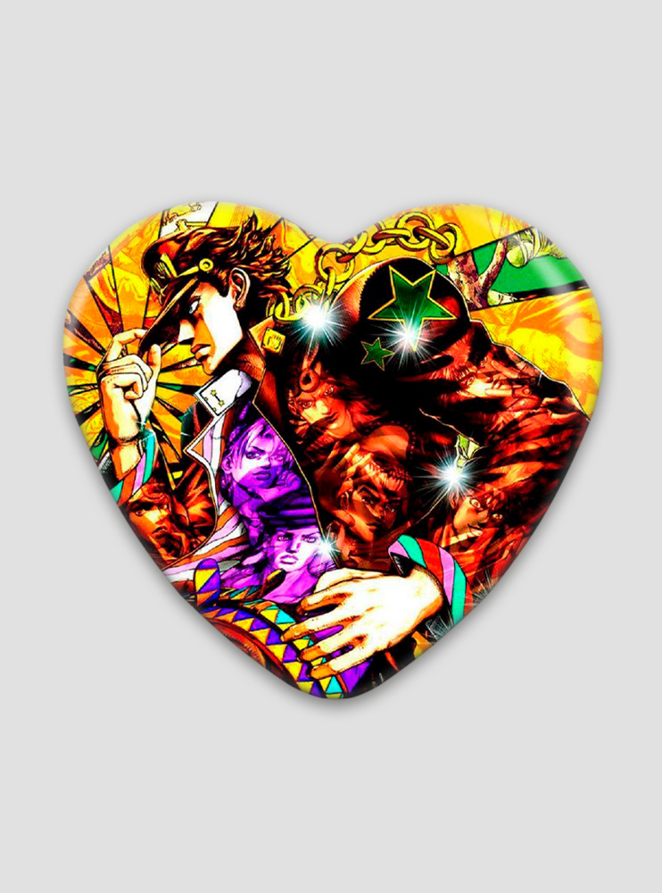 Значок серце ДжоДжо 2 (JoJo's Bizarre Adventure)