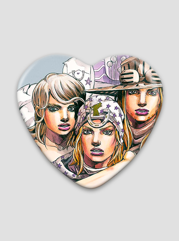 Значок серце ДжоДжо 26 (JoJo's Bizarre Adventure)