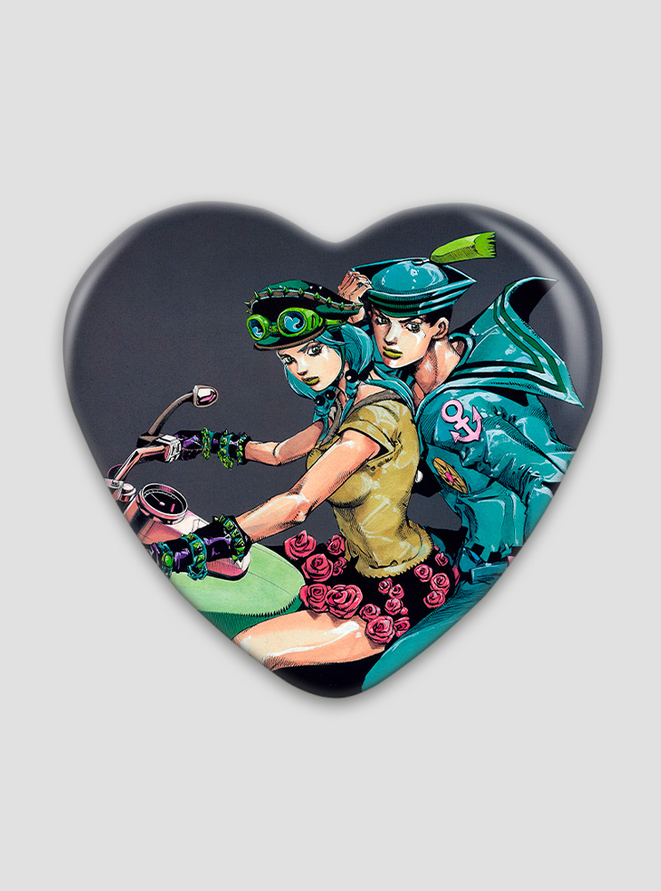Значок серце ДжоДжо 6 (JoJo's Bizarre Adventure) Значок серце ДжоДжо 6 (JoJo's Bizarre Adventure)