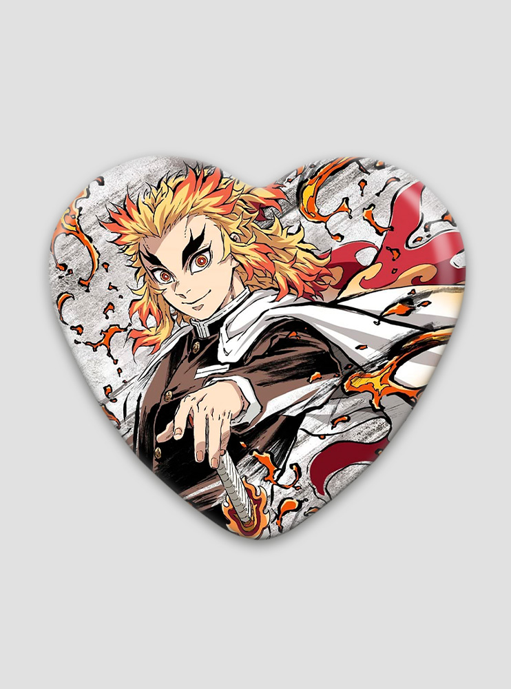 Значок серце Клинок, що знищує демонів 21 (Kimetsu no Yaiba)