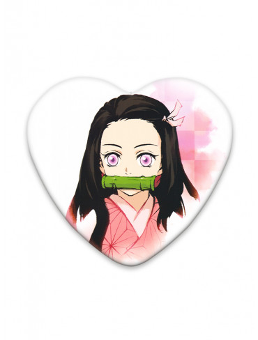 Значок серце Клинок, що знищує демонів 3 (Kimetsu no Yaiba)
