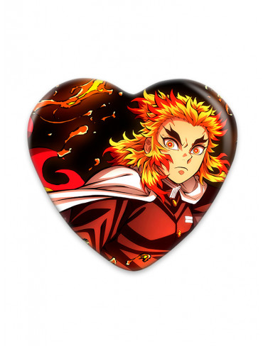 Значок серце Клинок, що знищує демонів 4 (Kimetsu no Yaiba)