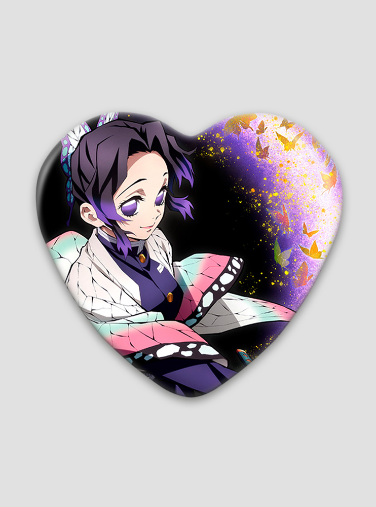 Значок серце Клинок, що знищує демонів 46 (Kimetsu no Yaiba)