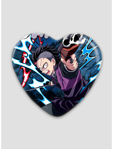 Значок серце Клинок, що знищує демонів 47 (Kimetsu no Yaiba)