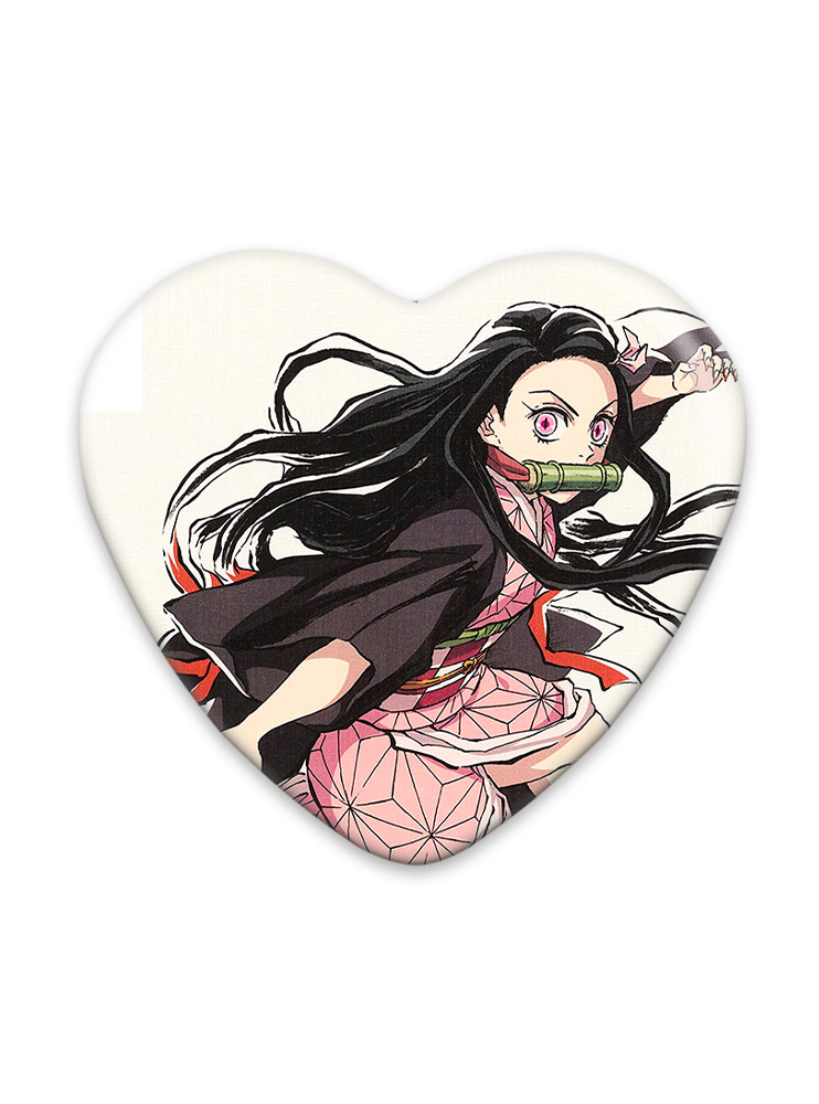Значок серце Клинок, що знищує демонів 5 (Kimetsu no Yaiba)