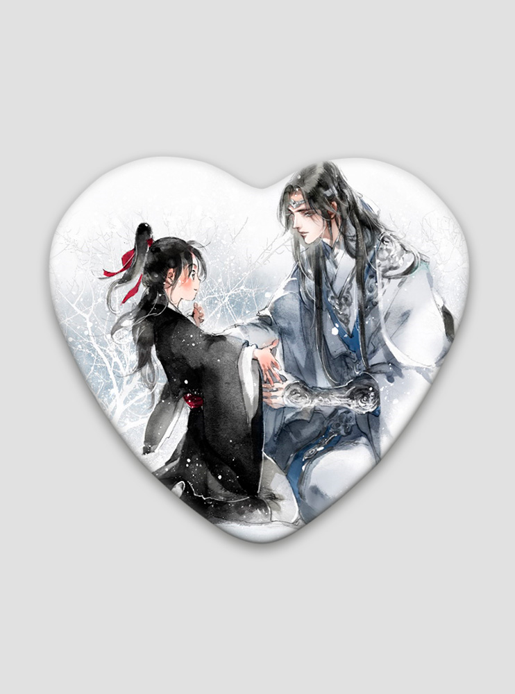 Значок серце Засновник темного шляху 3 (Mo Dao Zu Shi)