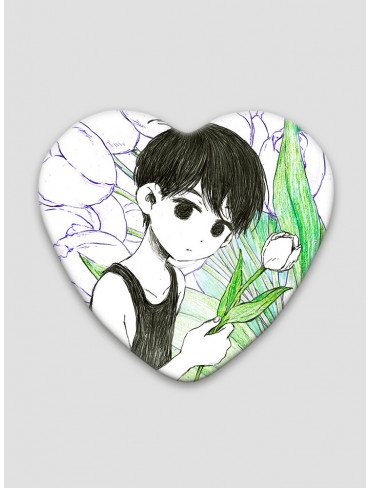 Значок серце Оморі 5 (Omori)