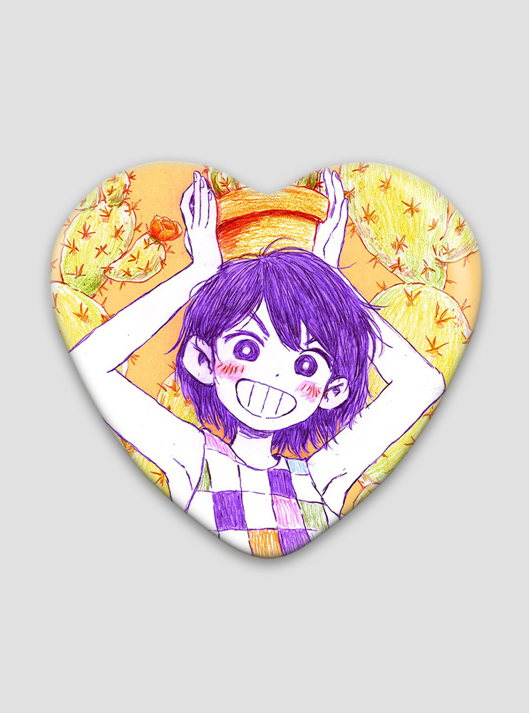 Значок серце Оморі 8 (Omori)