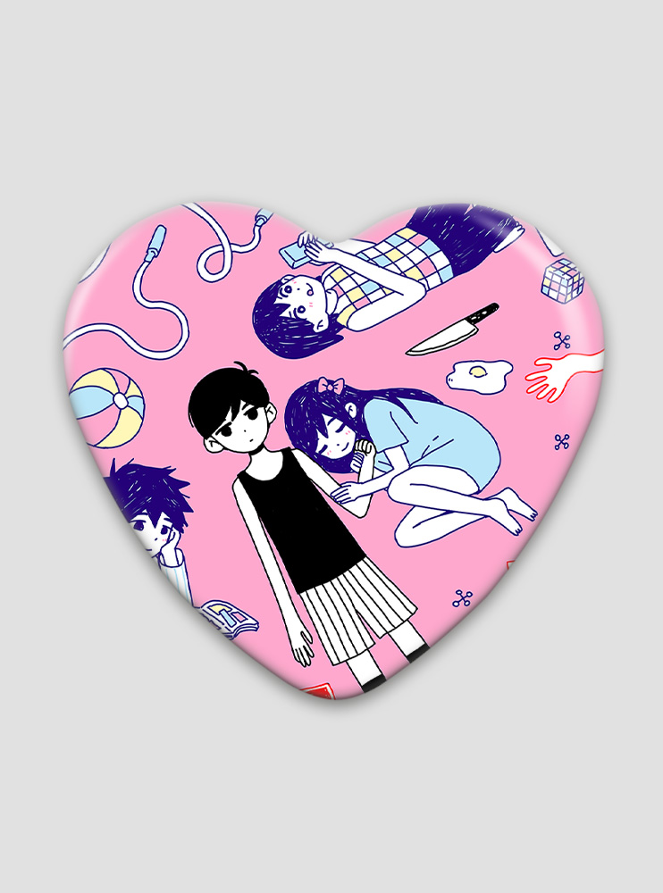 Значок серце Оморі 9 (Omori)