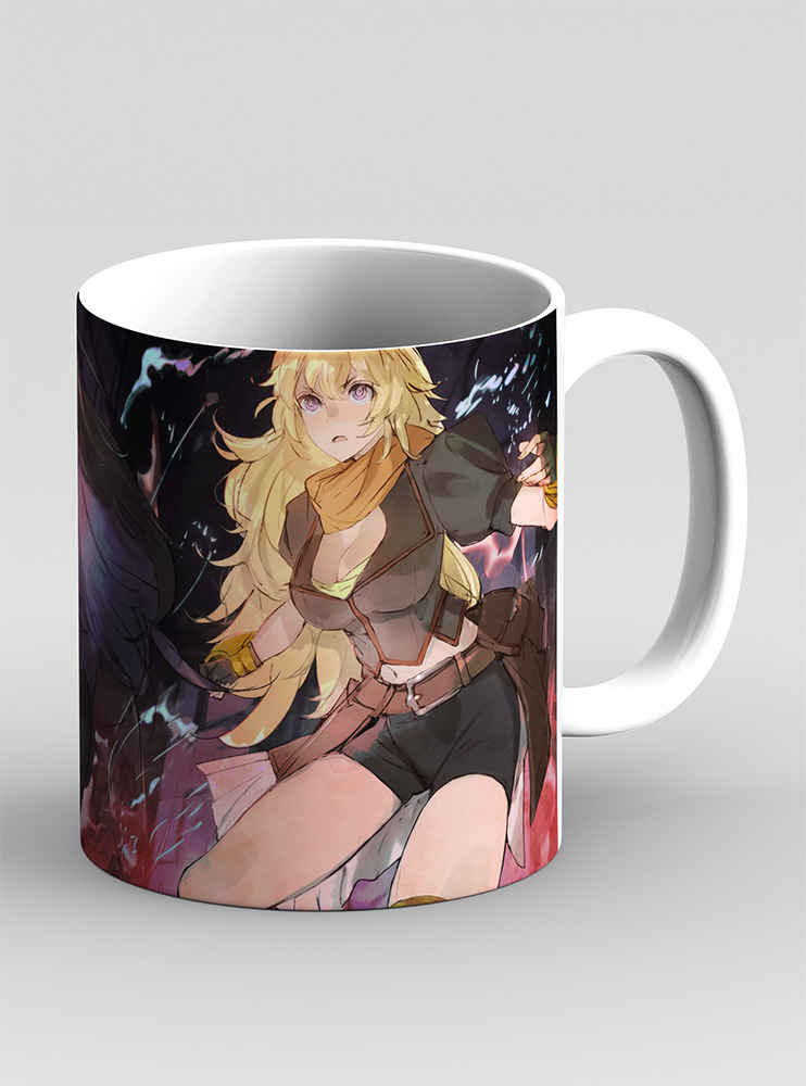 Чашка Червоний жовтий білий чорний 3 (RWBY)