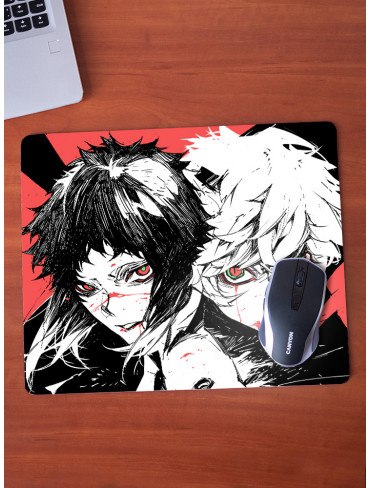 Килимок 36*29,5см Літературні генії Бродячі Пси 11 (Bungou Stray Dogs)