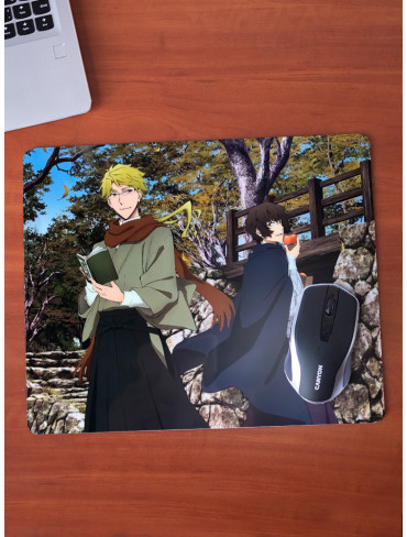 Килимок 36*29,5см Літературні генії Бродячі Пси 18 (Bungou Stray Dogs)