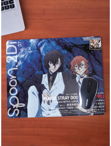 Килимок 36*29,5см Літературні генії Бродячі Пси 25 (Bungou Stray Dogs)