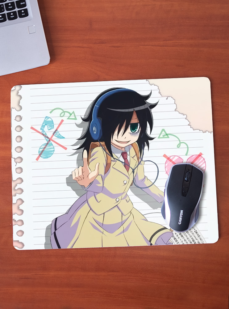 Килимок 36*29,5см Це провина не моя, що не популярна я! (Watashi ga Motenai no wa Dou Kangaetemo Omaera ga Warui)