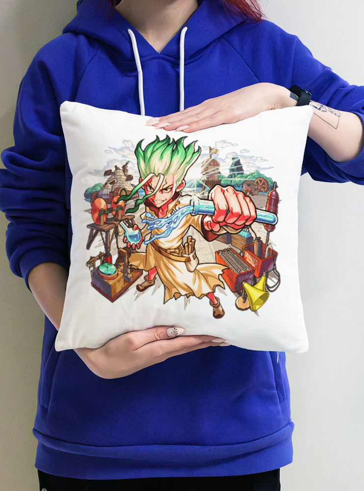 Подушка Доктор Стоун (Dr. Stone)