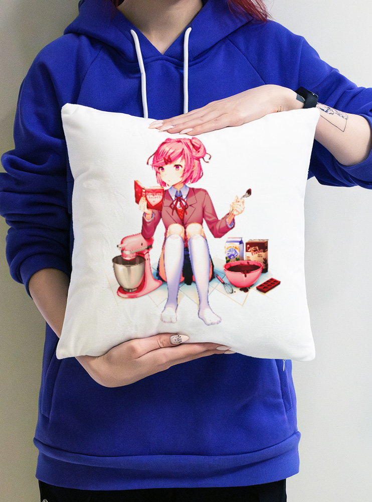 Подушка Doki Doki Літературний клуб! (Doki Doki Literature Club!)