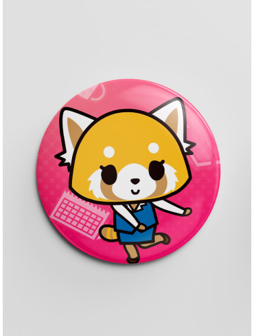 Значок Агресивна Рецуко 10 (Aggretsuko)
