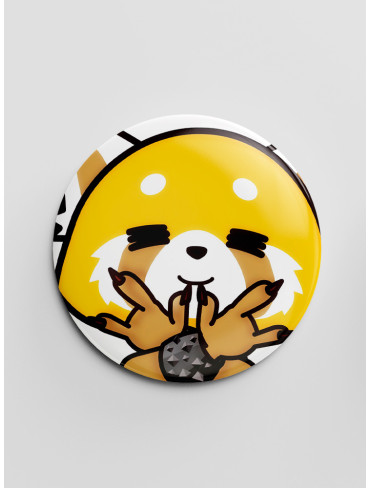 Значок Агресивна Рецуко 8 (Aggretsuko)