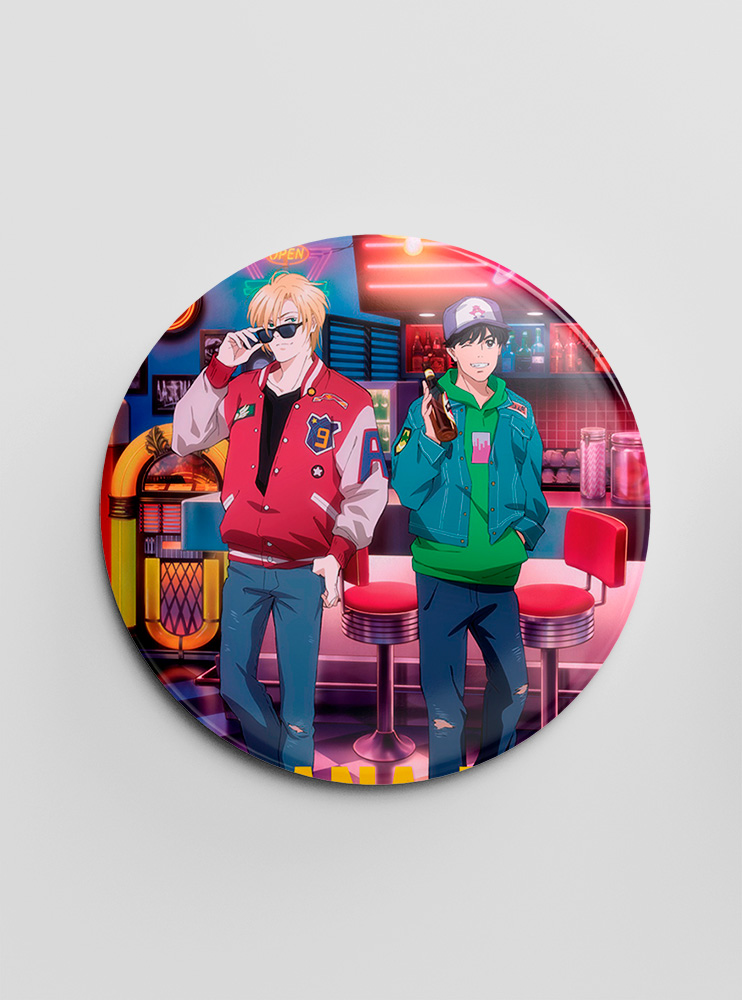 Значок Бананова Риба 18 (Banana Fish)