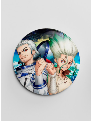 Значок Доктор Стоун 18 (Dr. Stone)