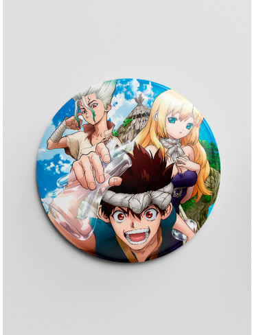 Значок Доктор Стоун 20 (Dr. Stone)