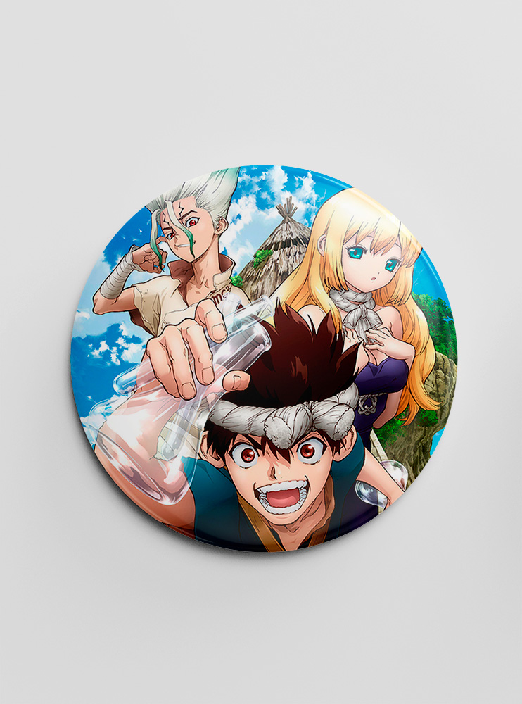 Значок Доктор Стоун 20 (Dr. Stone) Значок Доктор Стоун 20 (Dr. Stone)