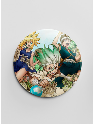 Значок Доктор Стоун 24 (Dr. Stone)