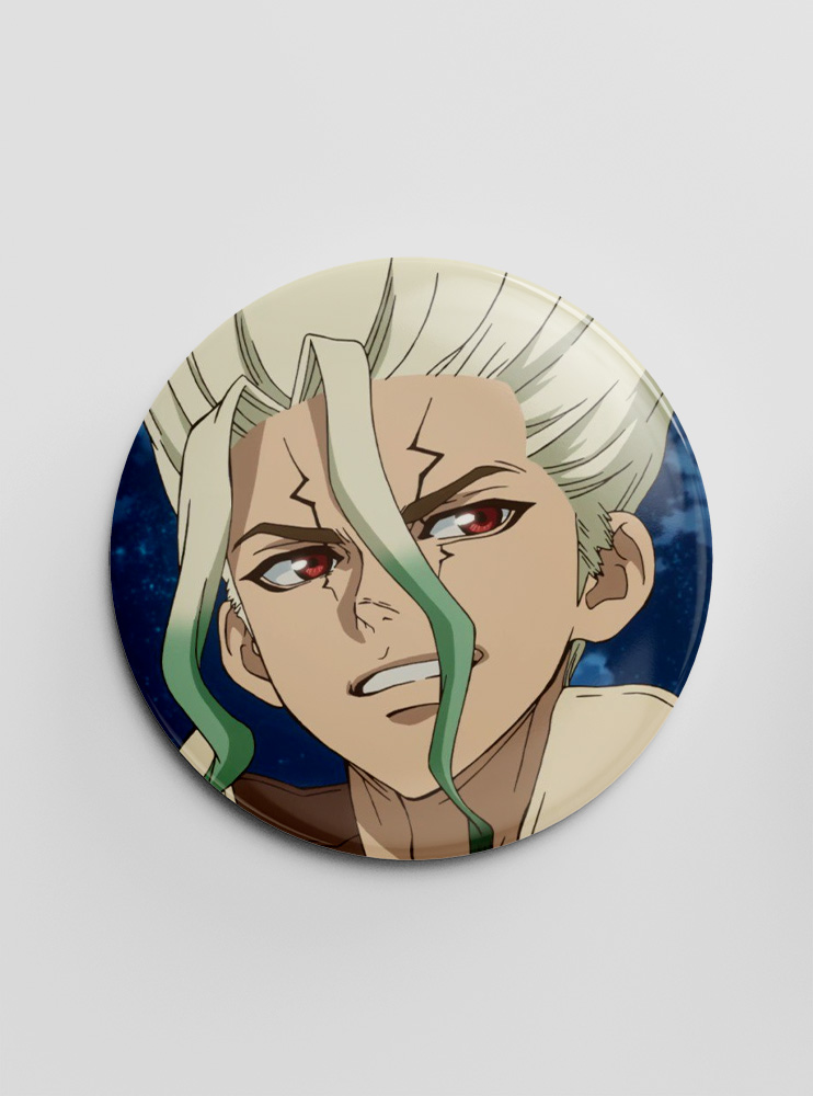 Значок Доктор Стоун 32 (Dr. Stone) Значок Доктор Стоун 32 (Dr. Stone)