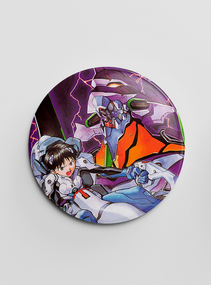 Значок "Євангеліон 45 (Evangelion)