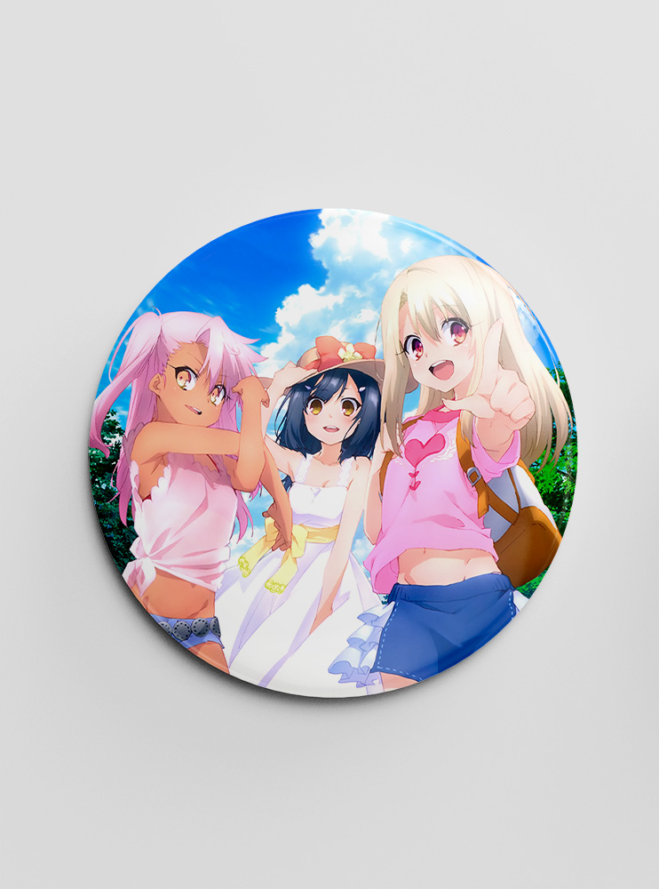 Значок Дівчинка-чарівниця Ілія 7 (Fate kaleid liner PRISMA ☆ ILLYA 2wei Herz!)