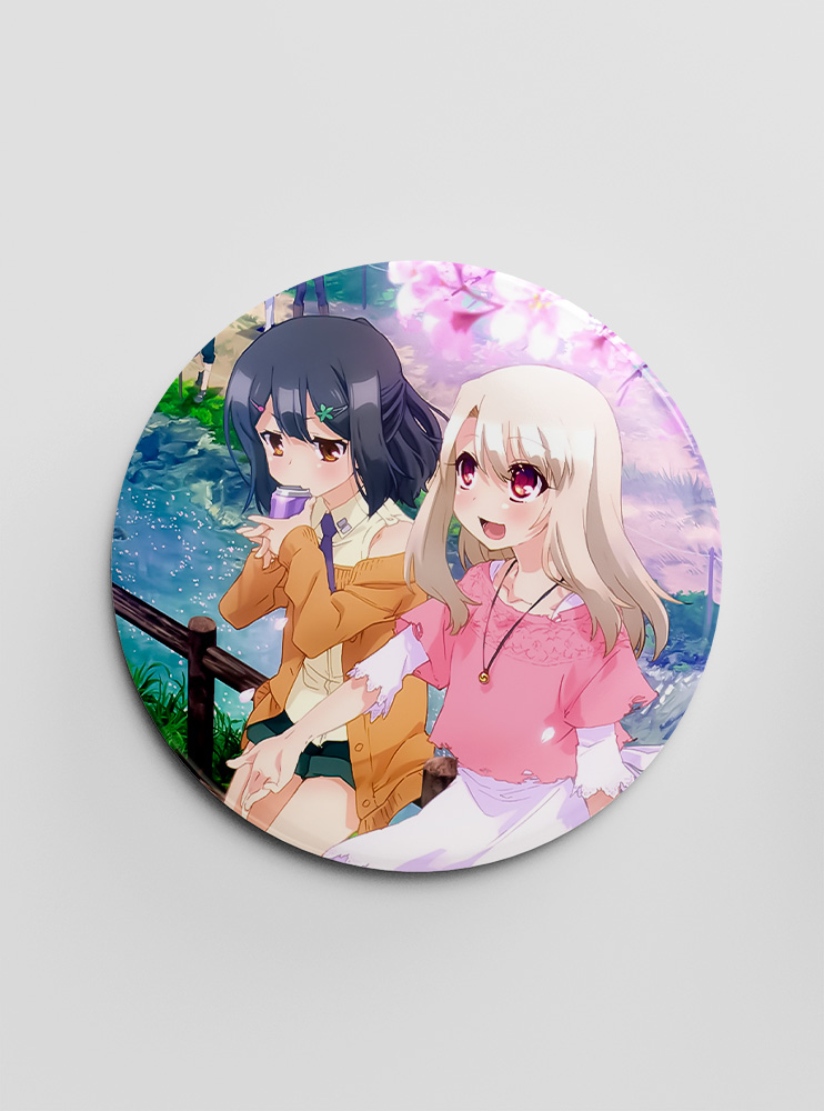 Значок Дівчинка-чарівниця Ілія 8 (Fate kaleid liner PRISMA ☆ ILLYA 2wei Herz!)