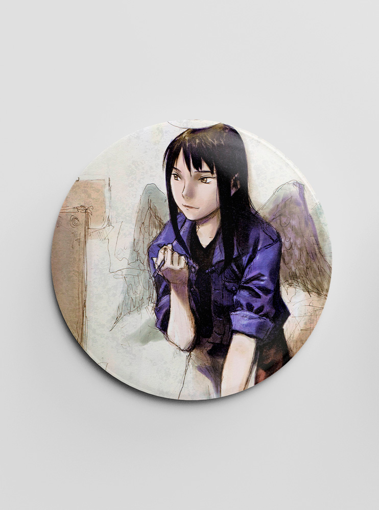 Значок Товариство Сірокрилих 2 (Haibane Renmei)