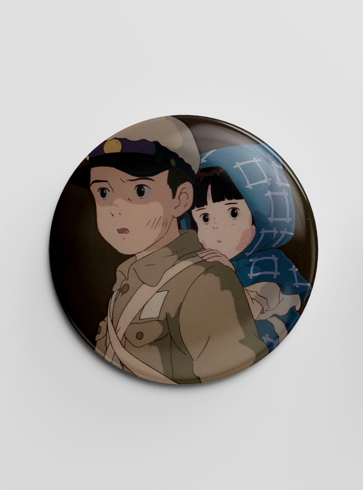 Значок Могила світлячків 2 (Hotaru no Haka)