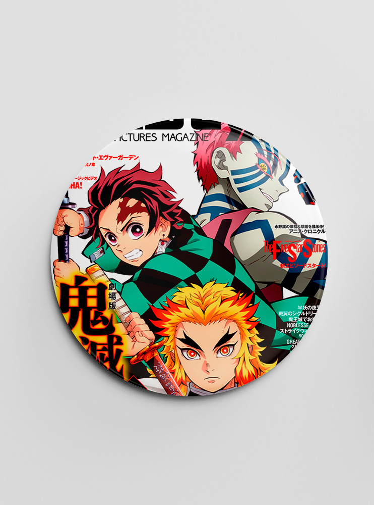 Значок Клинок, що знищує демонів 56 (Kimetsu no Yaiba)