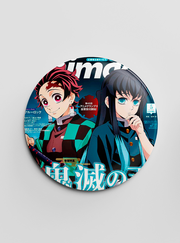 Значок Клинок, що знищує демонів 60 (Kimetsu no Yaiba)