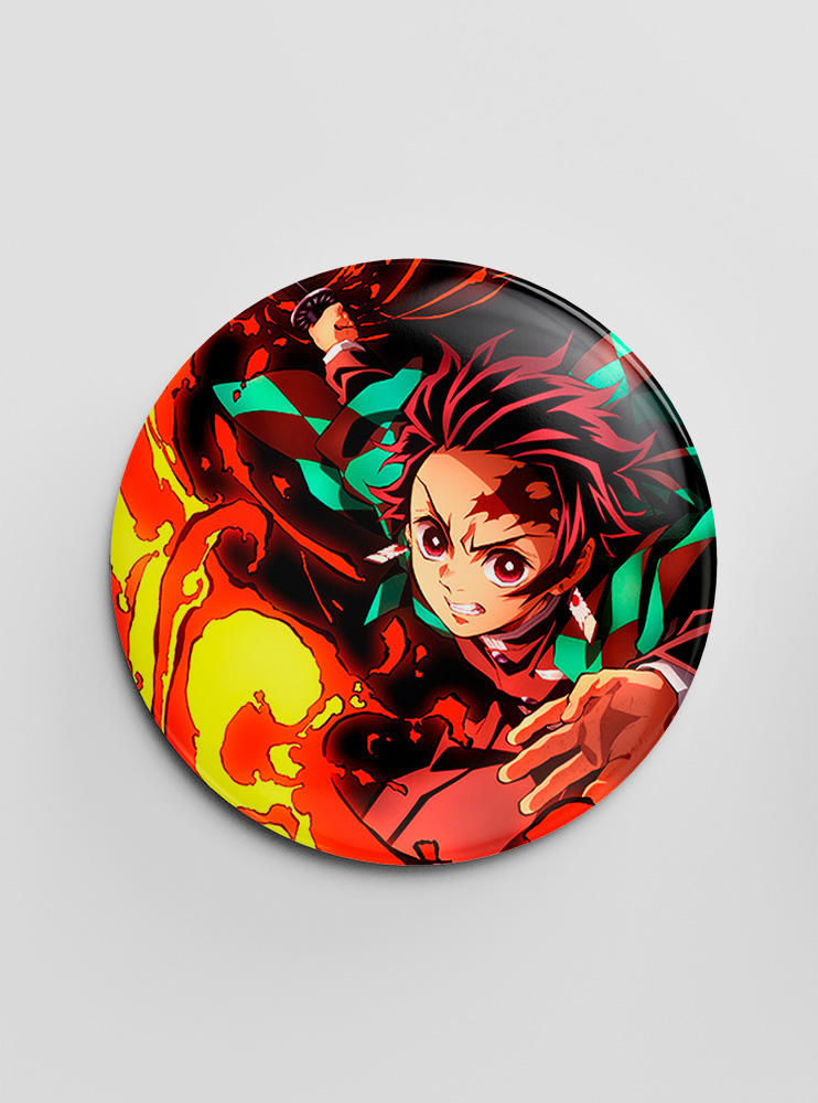 Значок Клинок, що знищує демонів 73 (Kimetsu no Yaiba)