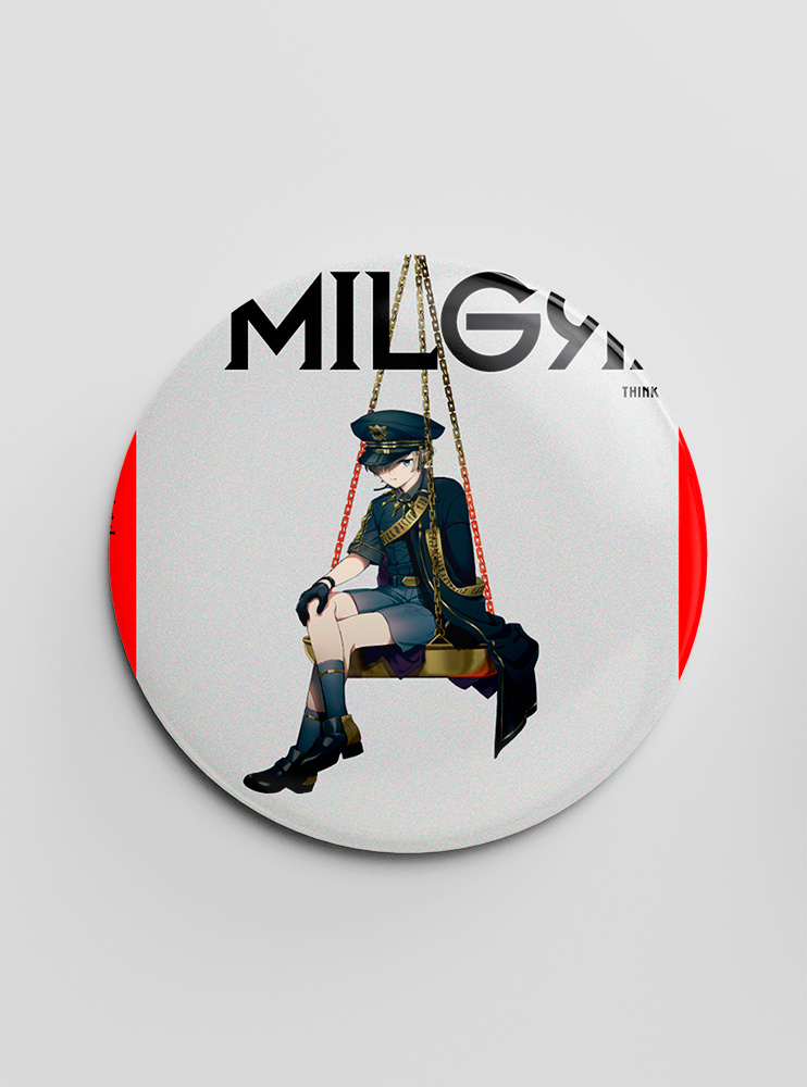 Значок Мілграм 13 (MILGЯAM)