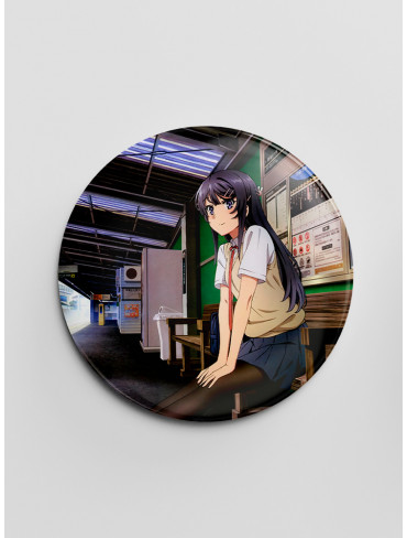 Значок Негідники не мріють про шляхетних кроличок 3 (Seishun Buta Yarou wa Bunny Girl Senpai no Yume wo Minai)